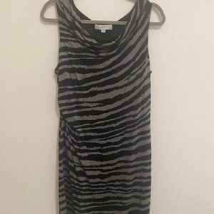 LOFT Zebra Print Sheath Dress - Size LP